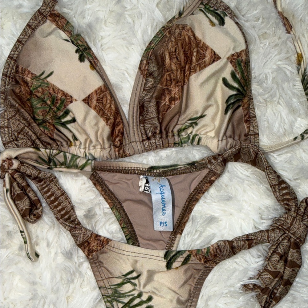 Tropical Print Bikini Set - Picture 5 of 5